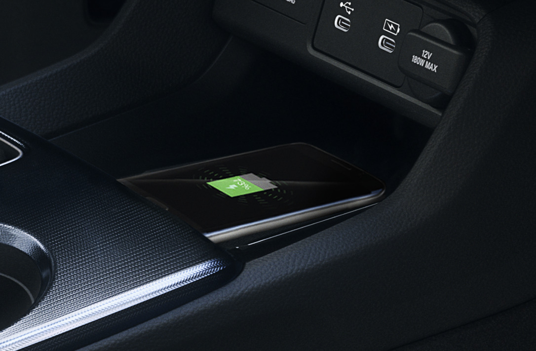 honda civic wireless charging