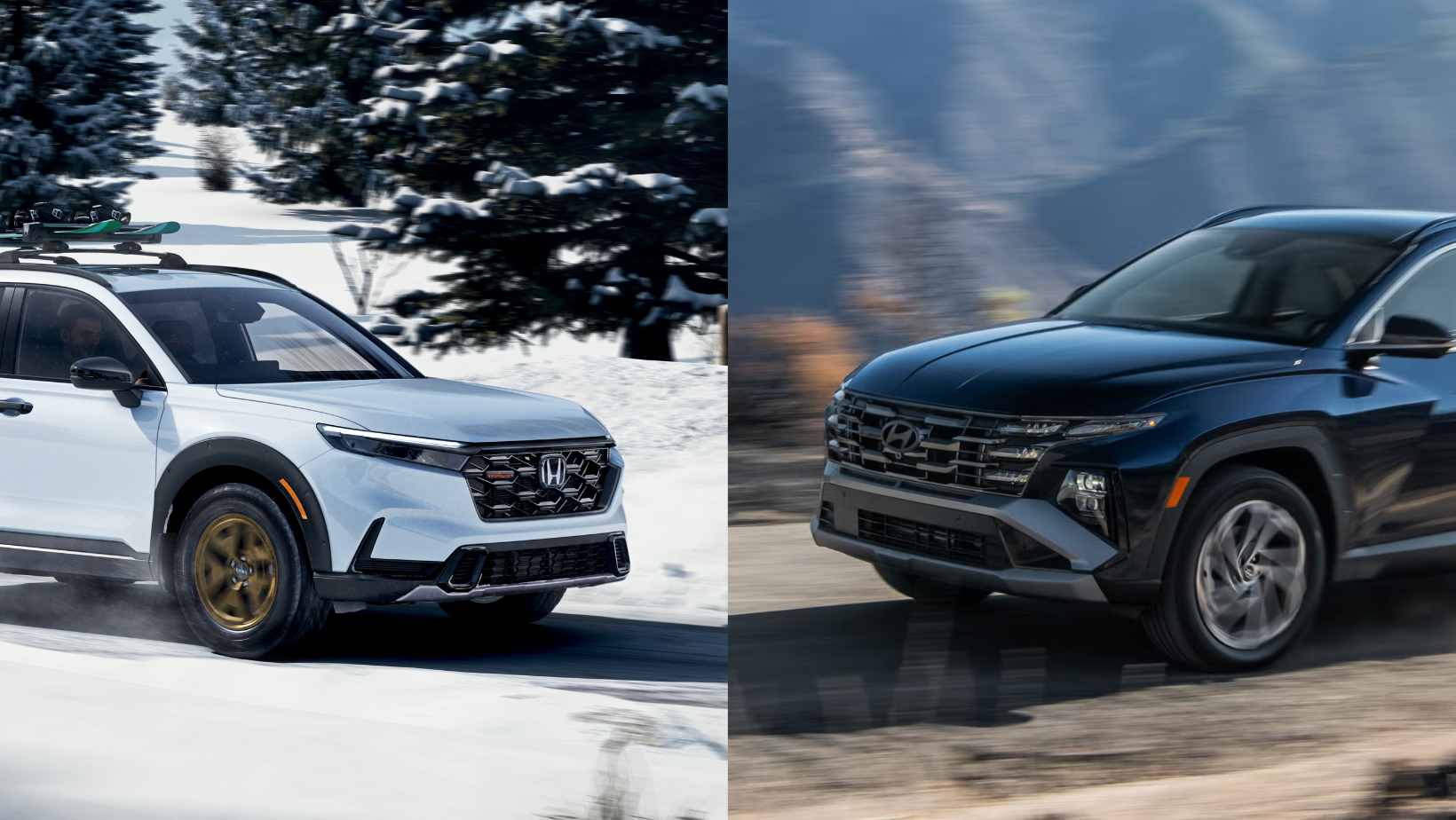 Honda CR-V Hybrid vs. Hyundai Tucson Hybrid
