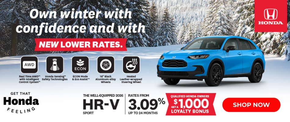 2026 Honda HR-V Sale Calgary