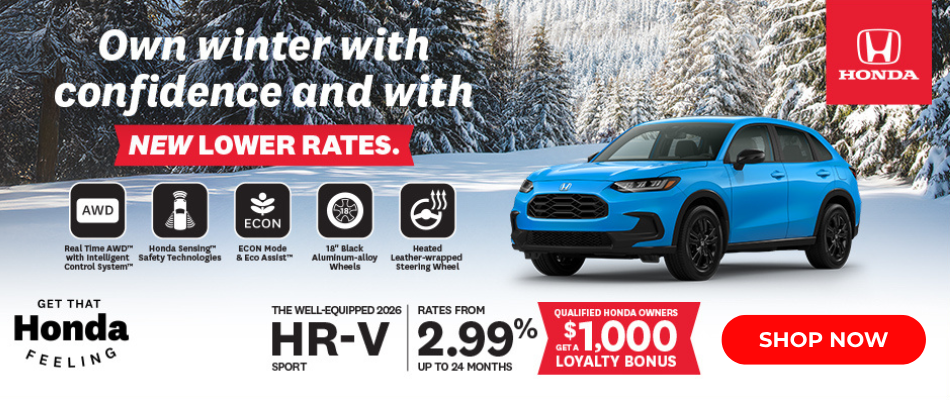 2026 Honda HR-V Sale Calgary